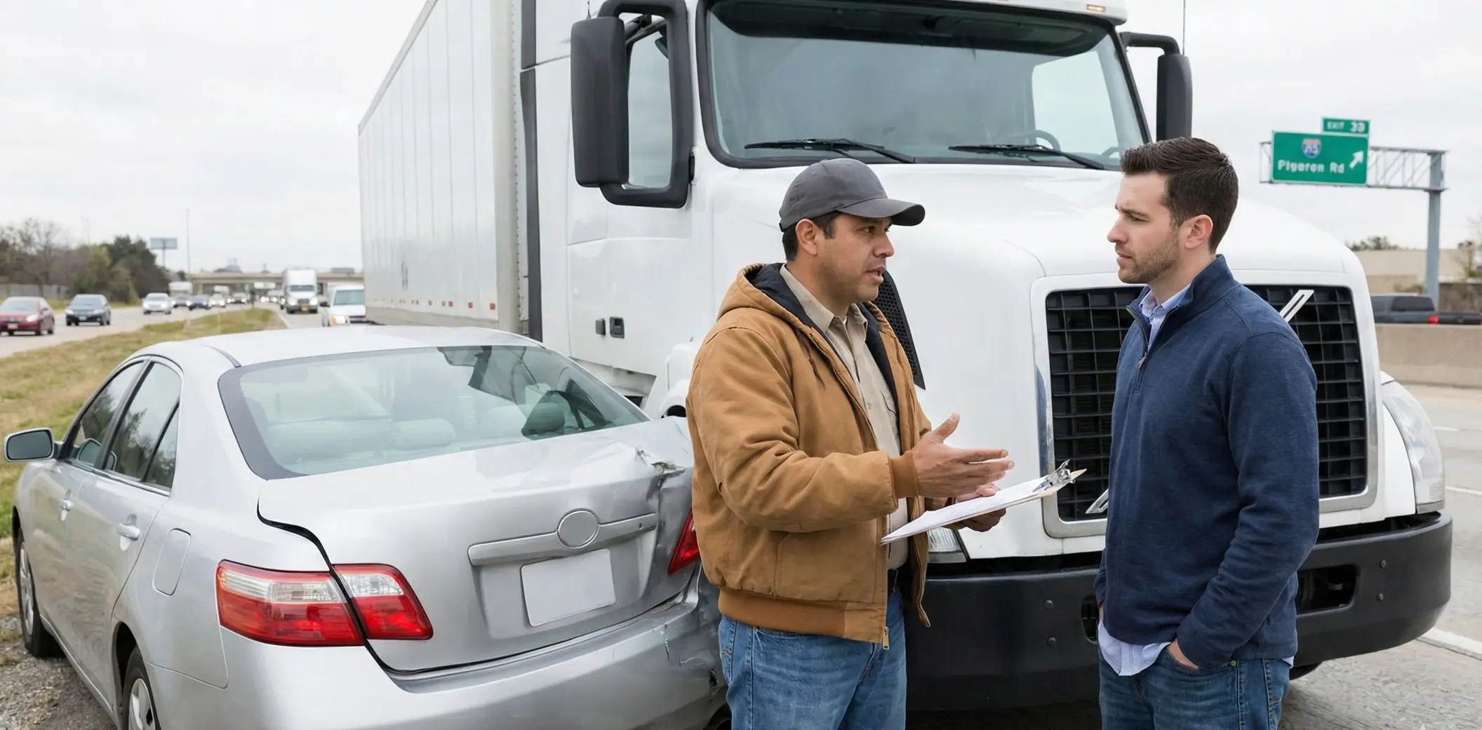 Accidente en carretera - Protege tu operación